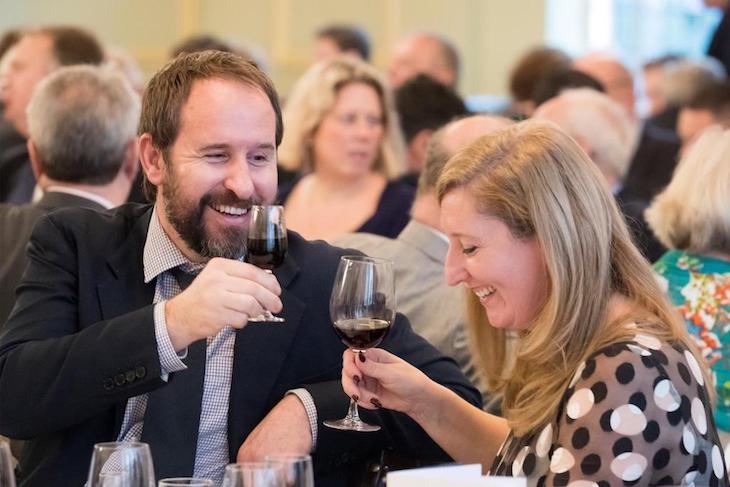 guests enjoying lunch